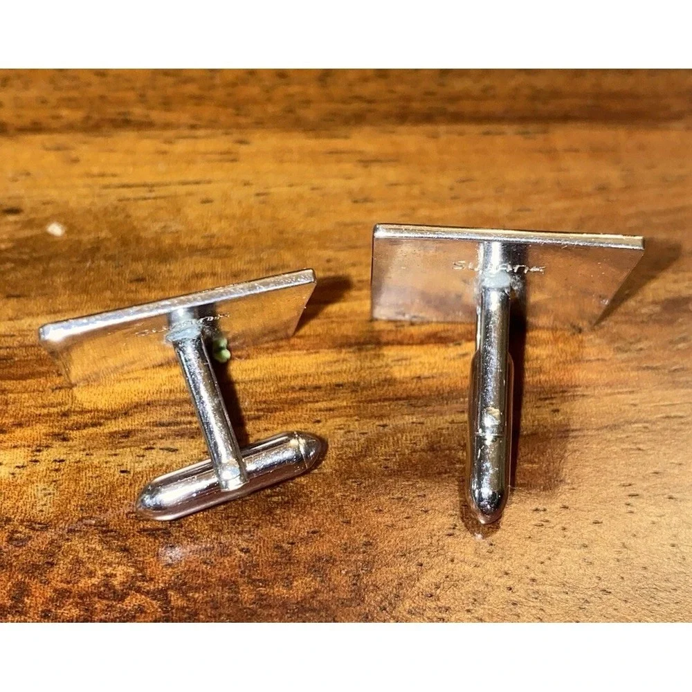 Leo Lion Vintage SWANK Cuff Links & Tie Bar Clip lannister sigil got